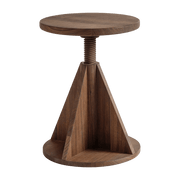 Tabouret en bois de noyer 36 cm Rocket - Hem - The Cool Republic