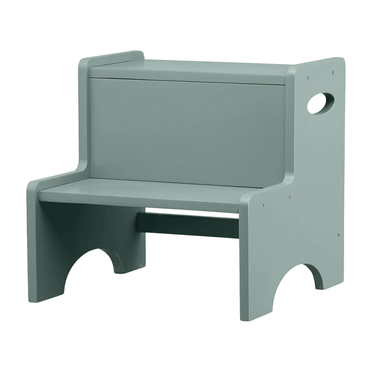Tabouret en bois pour enfant olive Step Up - Nofred - The Cool Republic