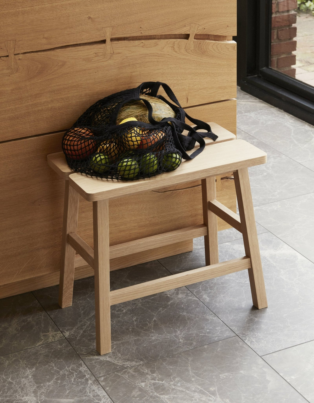 Tabouret en chêne clair - Hübsch - The Cool Republic