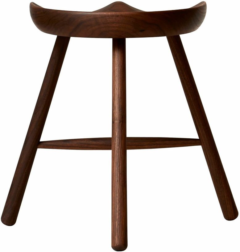 Tabouret en chêne foncé 49 cm Shoemaker - Form & Refine - The Cool Republic