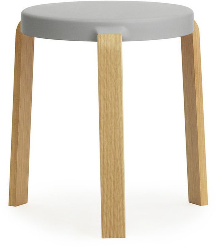 Tabouret en chêne gris TAP Grey - Normann Copenhagen - The Cool Republic