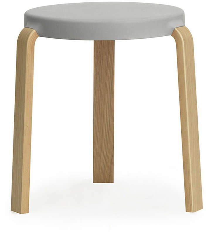 Tabouret en chêne gris TAP Grey - Normann Copenhagen - The Cool Republic