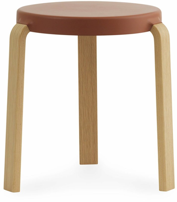 Tabouret en chêne marron TAP Caramel - Normann Copenhagen - The Cool Republic