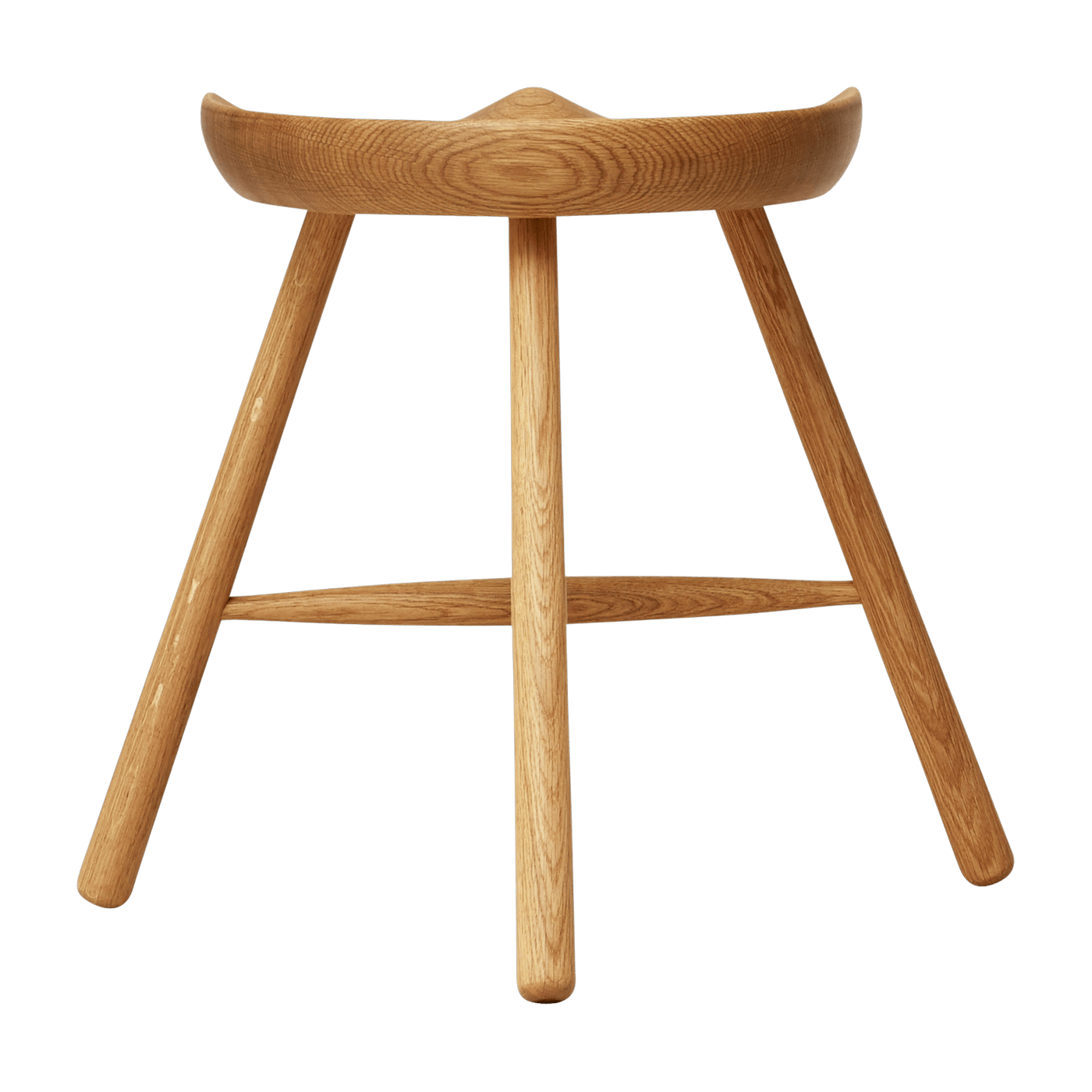 Tabouret en chêne naturel 49 cm Shoemaker - Form & Refine - The Cool Republic
