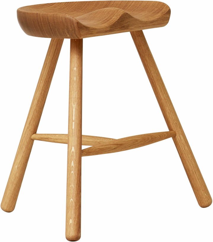 Tabouret en chêne naturel 49 cm Shoemaker - Form & Refine - The Cool Republic