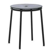 Tabouret en chêne noir et acier noir 45 cm Circa noir Oak - Normann Copenhagen - The Cool Republic
