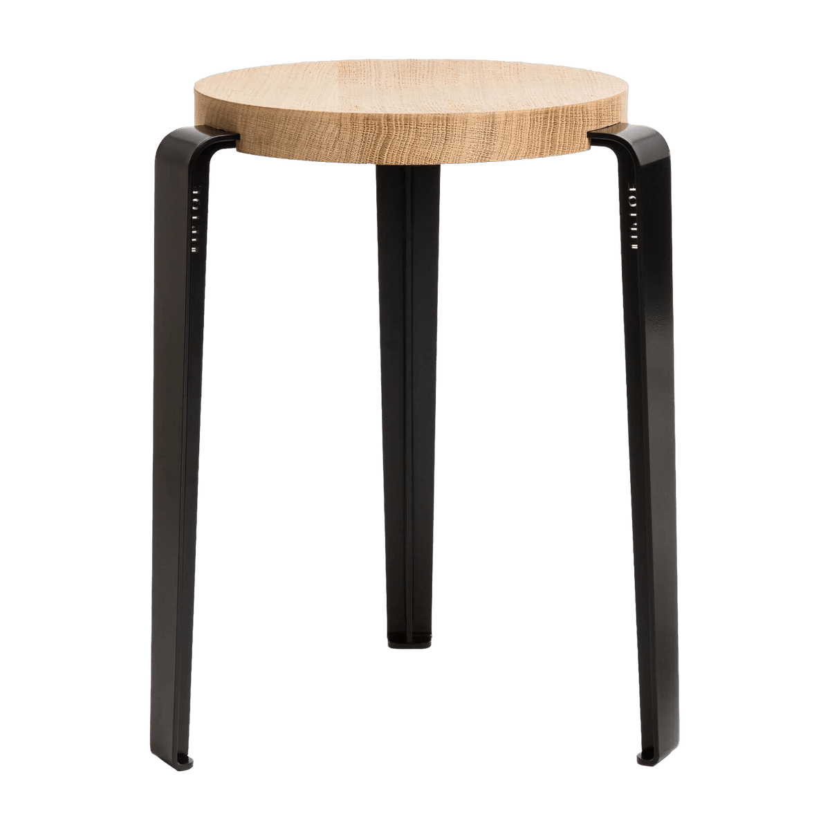 Tabouret en chêne noir graphite Lou - TIPTOE - The Cool Republic