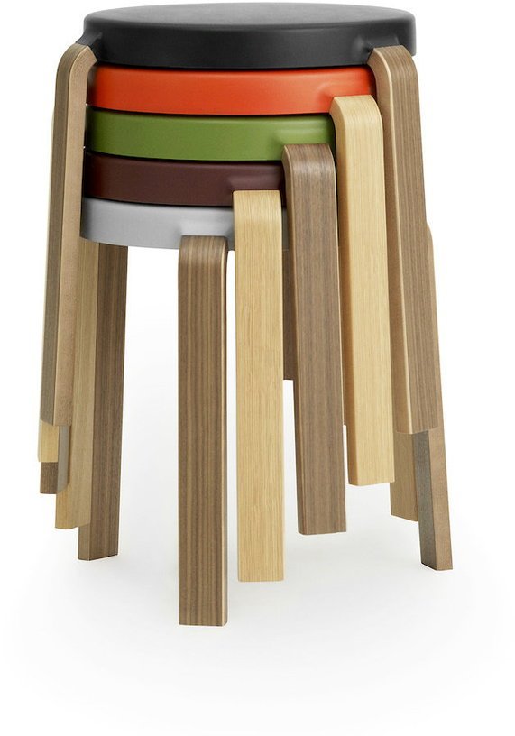 Tabouret en chêne noir TAP noir - Normann Copenhagen - The Cool Republic