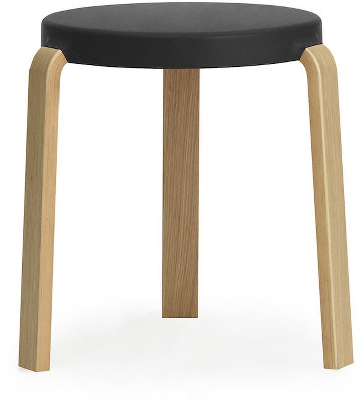 Tabouret en chêne noir TAP noir - Normann Copenhagen - The Cool Republic