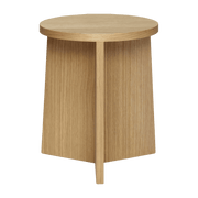 Tabouret en chêne Split - Hübsch - The Cool Republic
