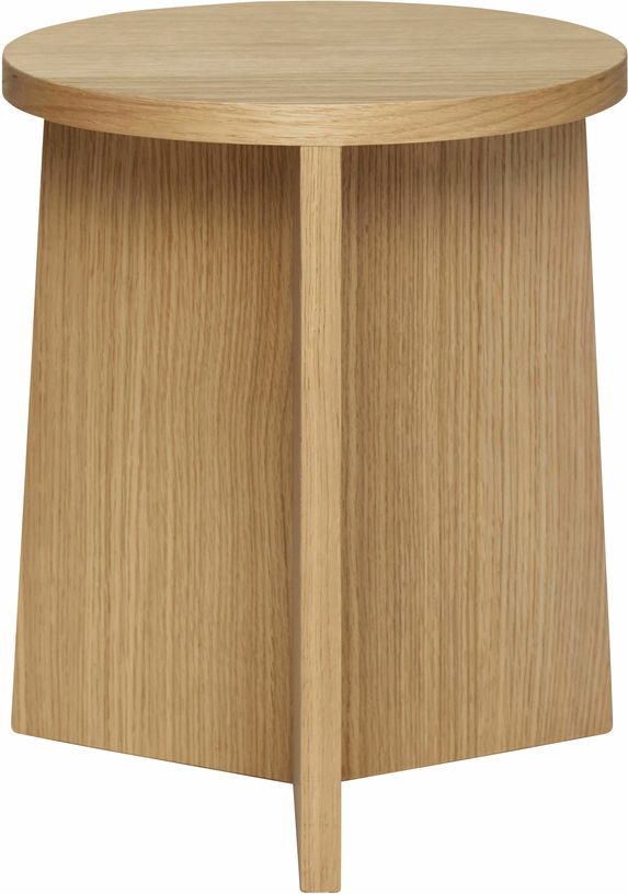 Tabouret en chêne Split - Hübsch - The Cool Republic