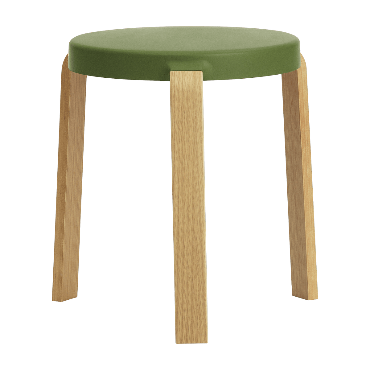 Tabouret en chêne vert TAP Olive - Normann Copenhagen - The Cool Republic