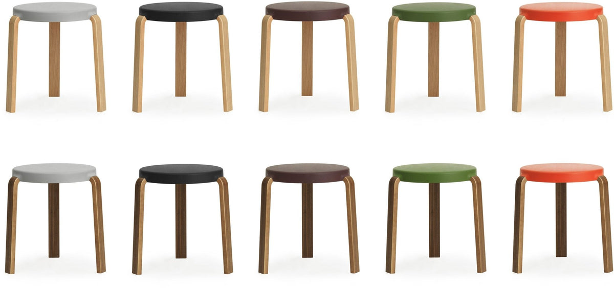 Tabouret en chêne vert TAP Olive - Normann Copenhagen - The Cool Republic