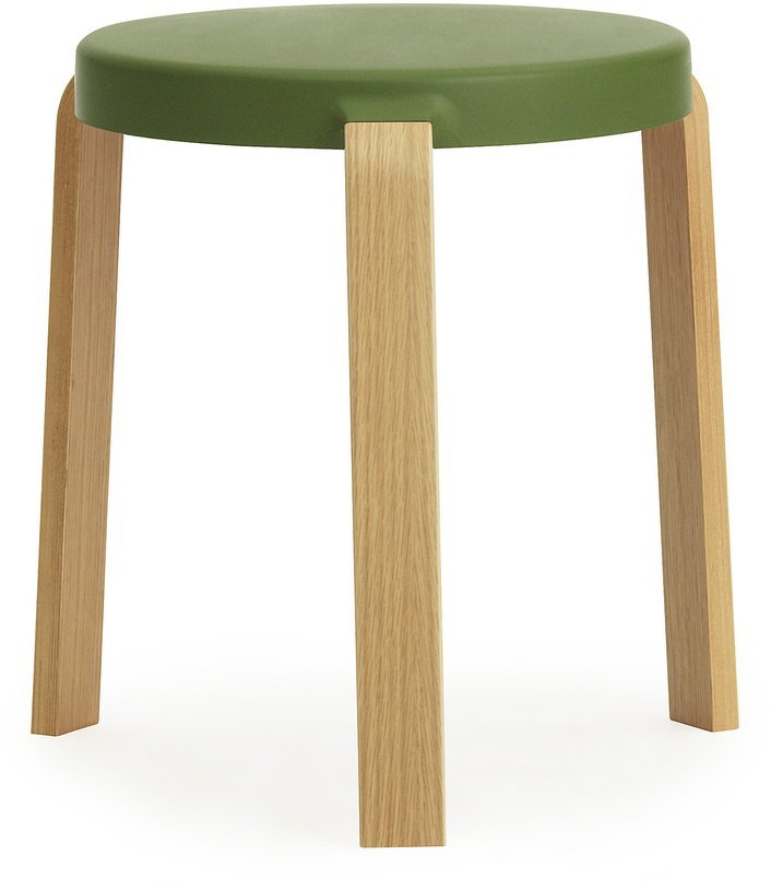 Tabouret en chêne vert TAP Olive - Normann Copenhagen - The Cool Republic