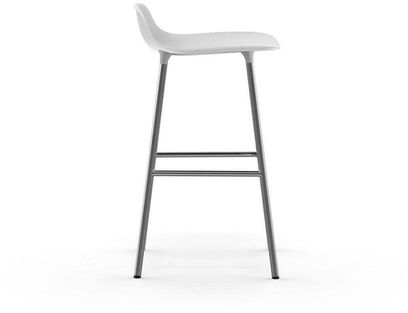 Tabouret en chrome et pp blanc 65 cm Form - Normann Copenhagen - The Cool Republic