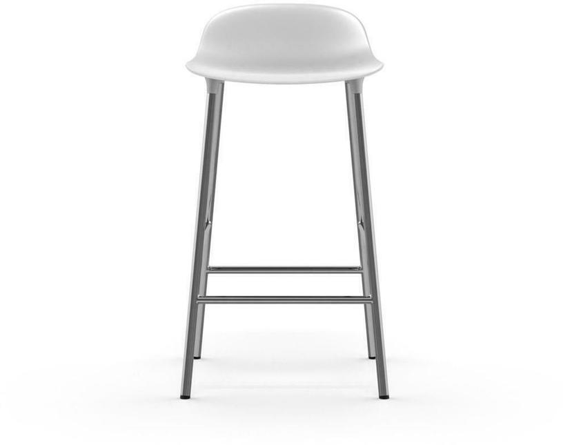 Tabouret en chrome et pp blanc 65 cm Form - Normann Copenhagen - The Cool Republic