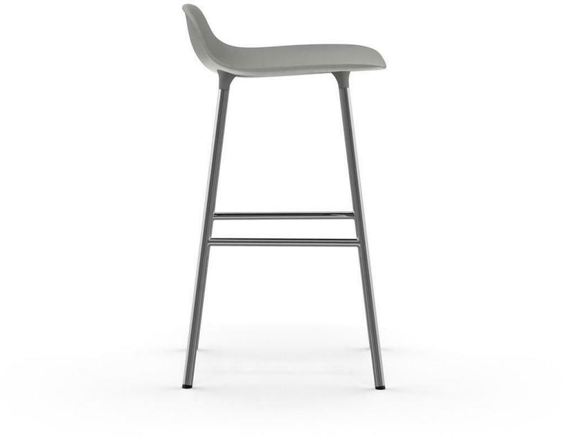 Tabouret en chrome et pp gris 65 cm Form - Normann Copenhagen - The Cool Republic