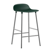 Tabouret en chrome et pp vert 65 cm Form - Normann Copenhagen - The Cool Republic