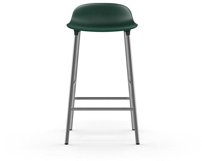 Tabouret en chrome et pp vert 65 cm Form - Normann Copenhagen - The Cool Republic