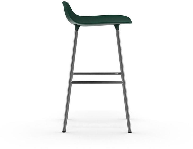 Tabouret en chrome et pp vert 65 cm Form - Normann Copenhagen - The Cool Republic
