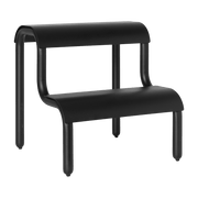 Tabouret en fer noir 34 x 36,2 x 35,7 cm Up Step - Ferm Living - The Cool Republic