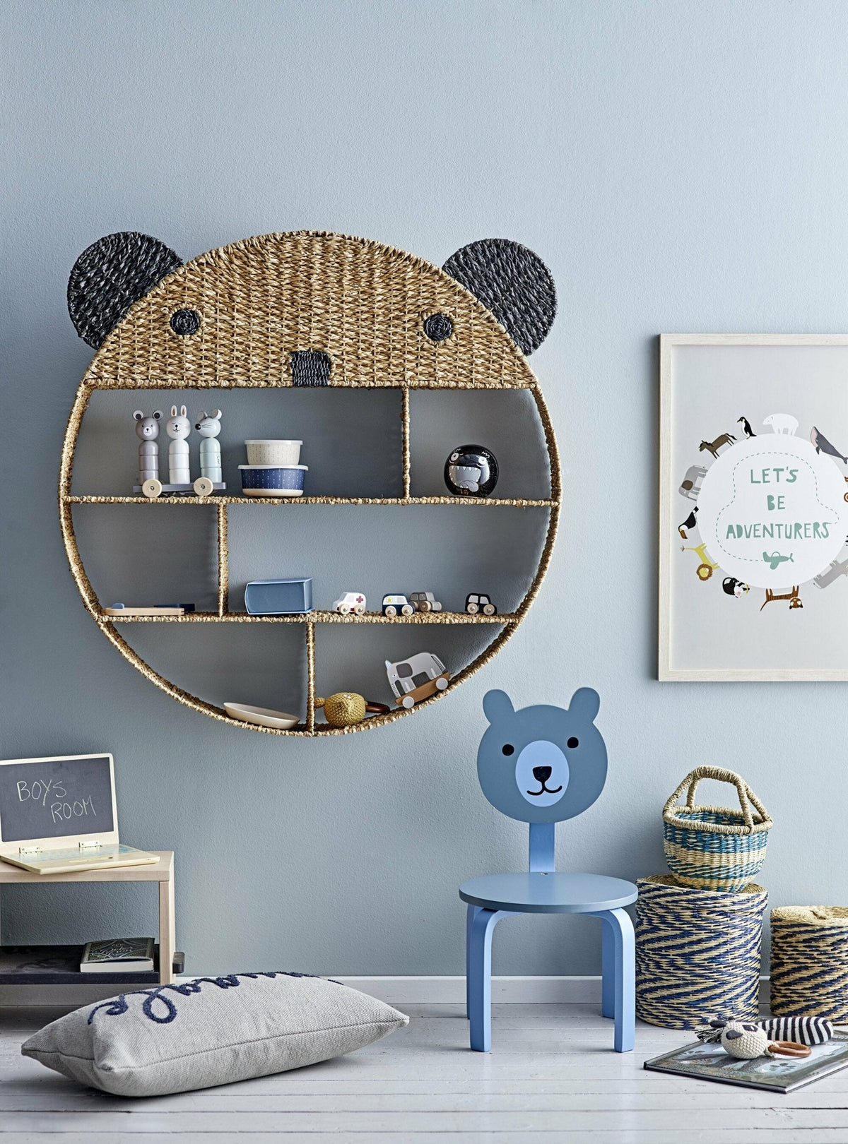 Tabouret en hêtre Jela - Bloomingville mini - The Cool Republic