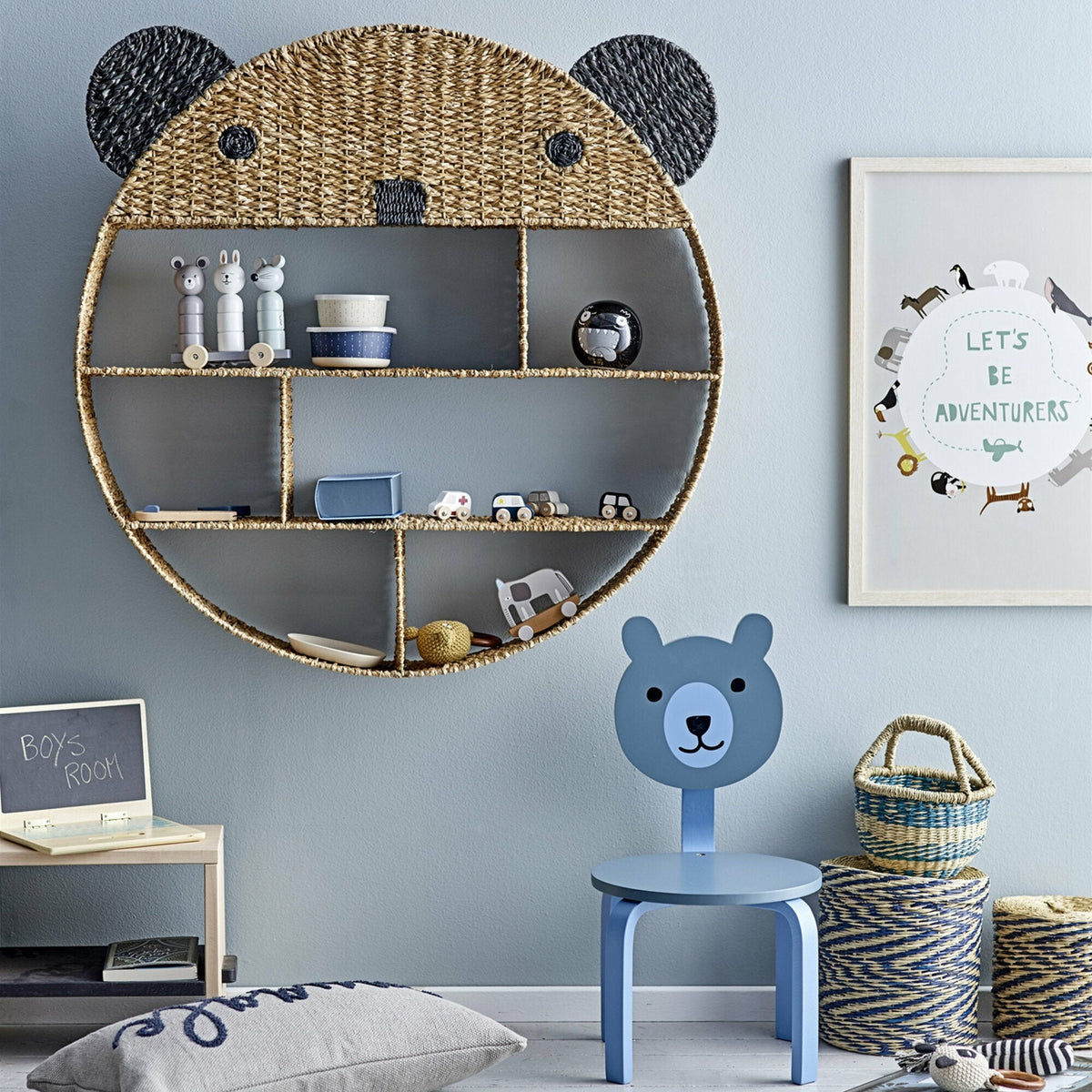 Tabouret en hêtre Jela - Bloomingville mini - The Cool Republic