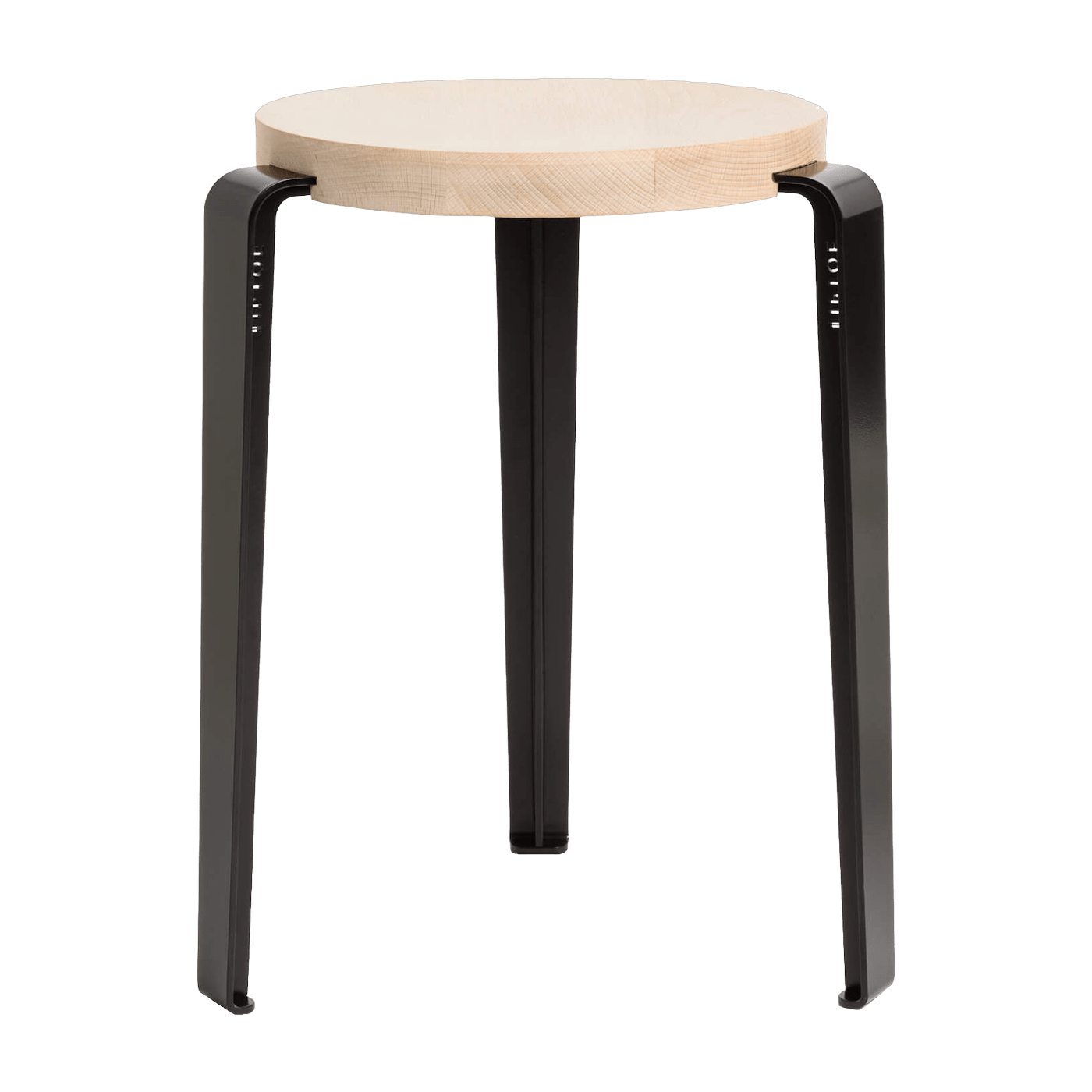 Tabouret en hêtre noir graphite Lou - TIPTOE - The Cool Republic