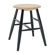 Tabouret en liège clair et bois noir Drifted - Hem - The Cool Republic