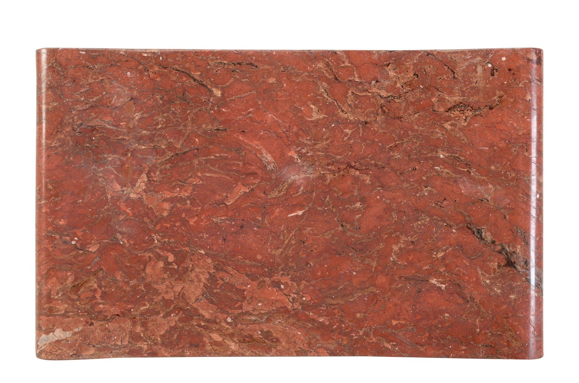 Tabouret en marbre java rosso 50x30x45cm Sam - Versmissen - The Cool Republic