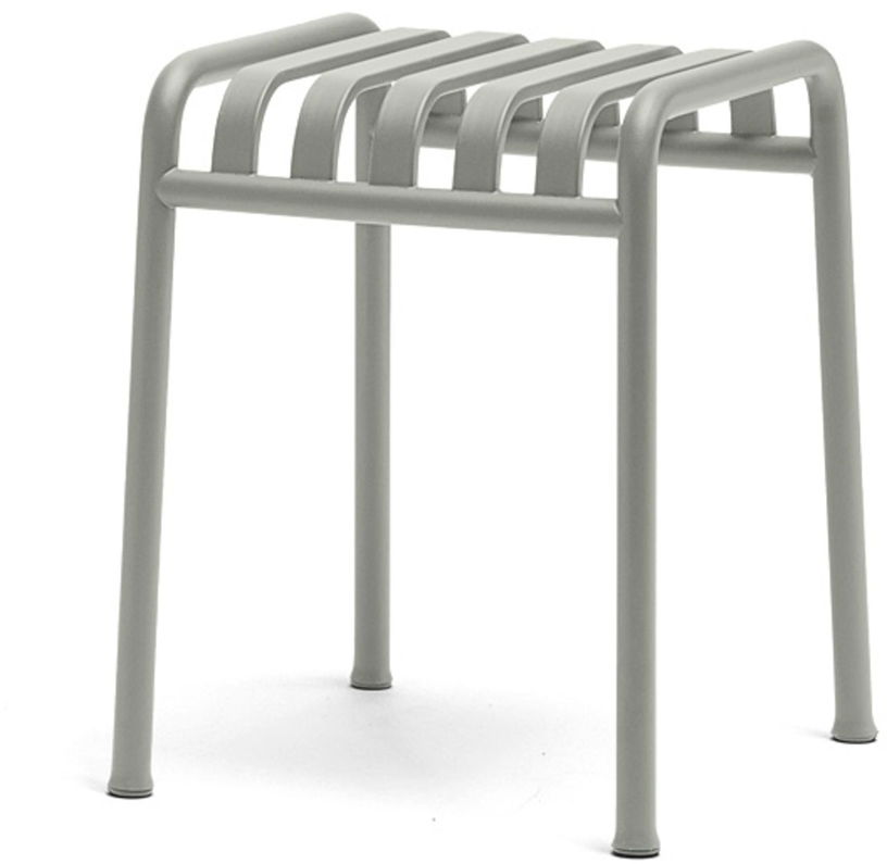 Tabouret en métal gris Palissade - HAY - The Cool Republic