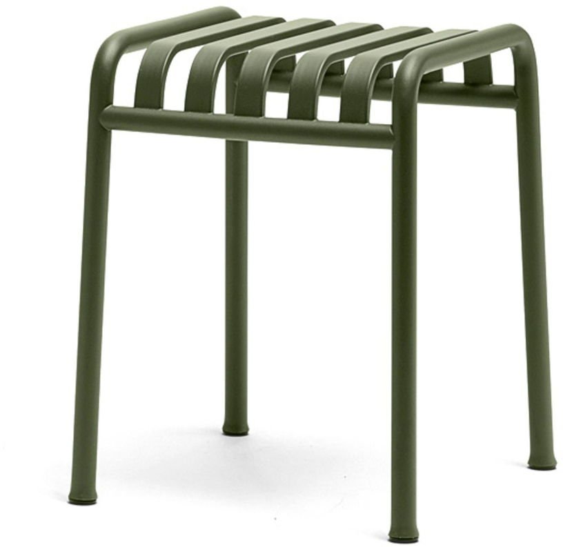Tabouret en métal olive Palissade - HAY - The Cool Republic
