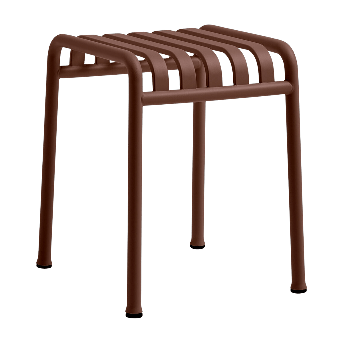 Tabouret en métal rouge Palissade - HAY - The Cool Republic