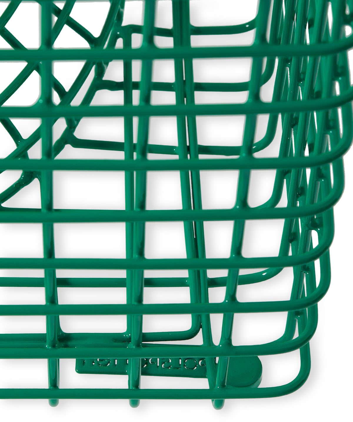 Tabouret en métal vert Zig zag - Pols potten