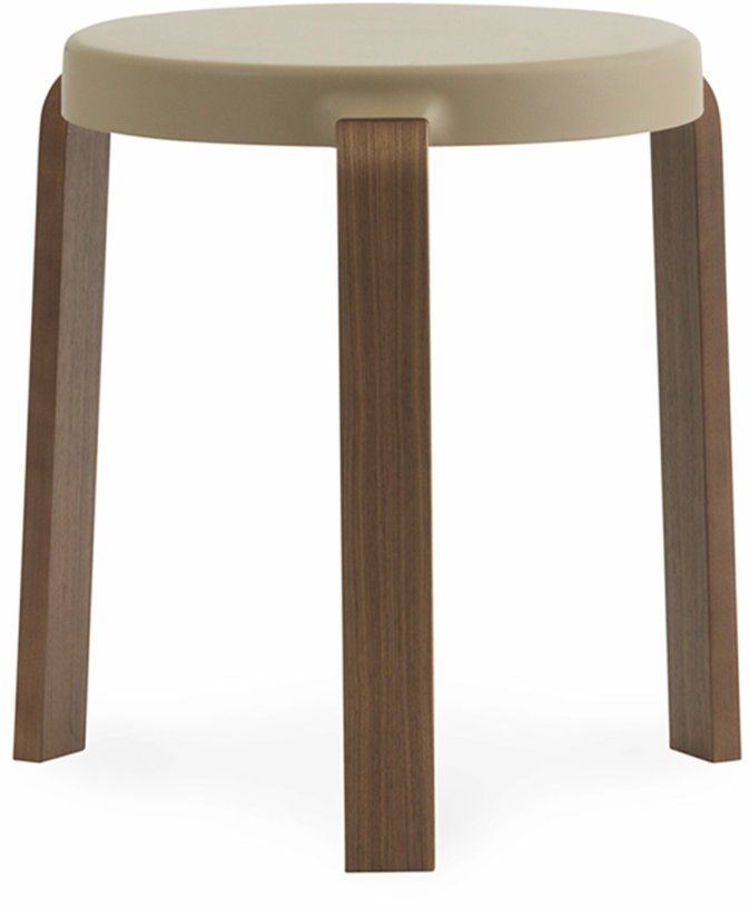 Tabouret en noyer beige TAP Sand - Normann Copenhagen - The Cool Republic