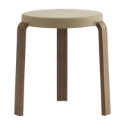 Tabouret en noyer beige TAP Sand - Normann Copenhagen - The Cool Republic