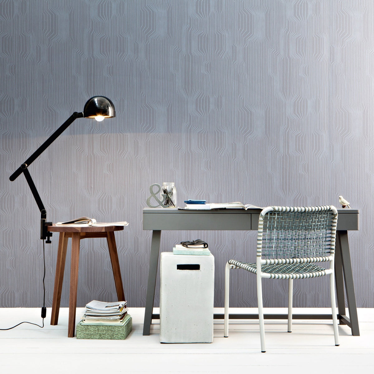 Tabouret en noyer Gray 42 - Gervasoni - The Cool Republic