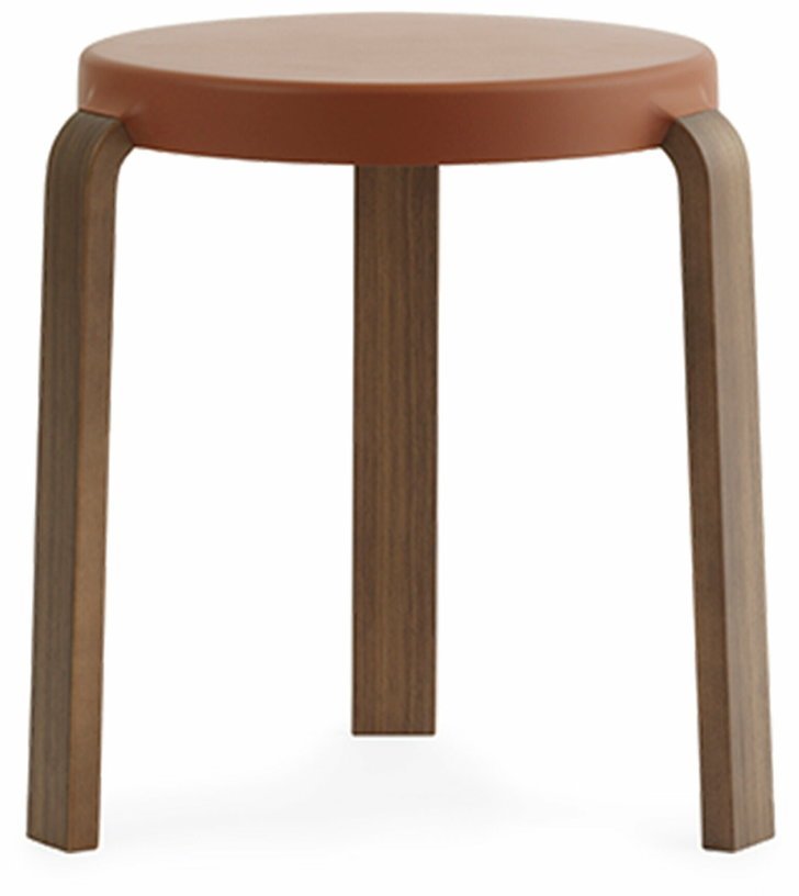 Tabouret en noyer marron TAP Caramel - Normann Copenhagen - The Cool Republic