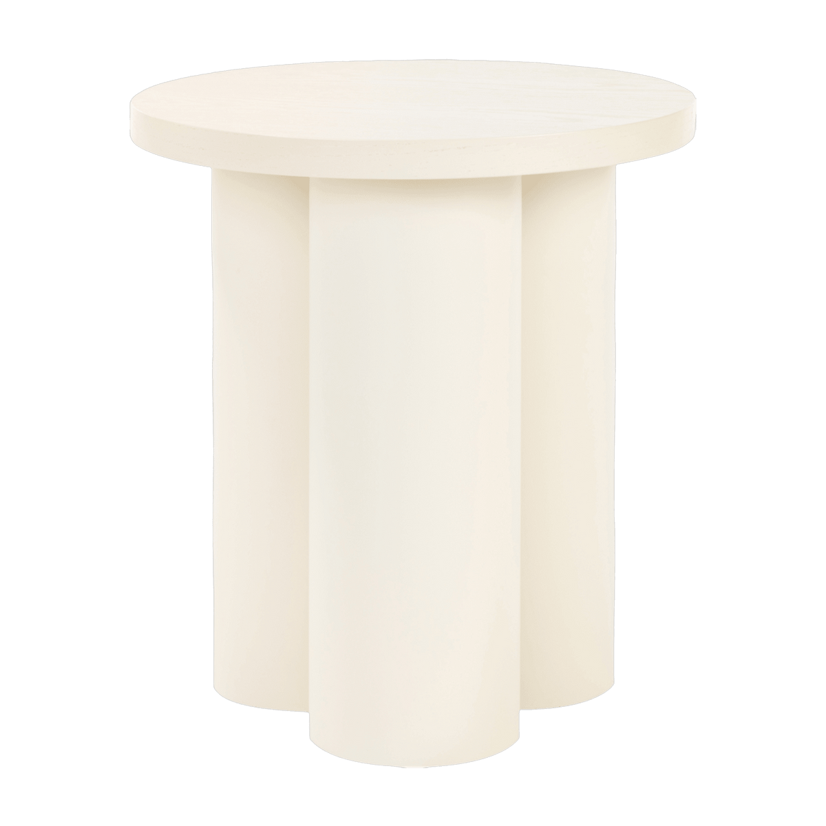 Tabouret en placage de chêne et tôle d'acier beige Oly - noo.ma - The Cool Republic