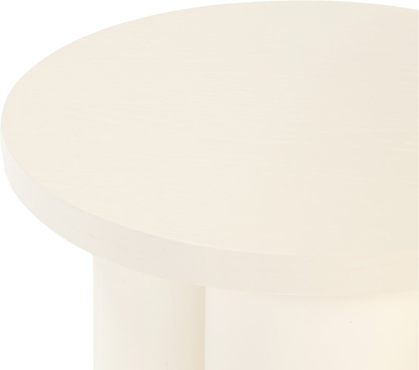 Tabouret en placage de chêne et tôle d'acier beige Oly - noo.ma - The Cool Republic