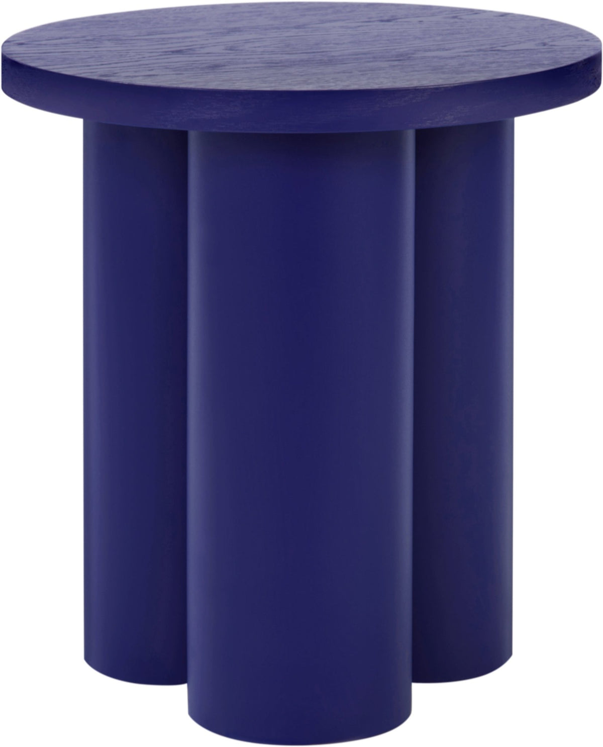 Tabouret en placage de chêne et tôle d'acier myrtille Oly - noo.ma - The Cool Republic