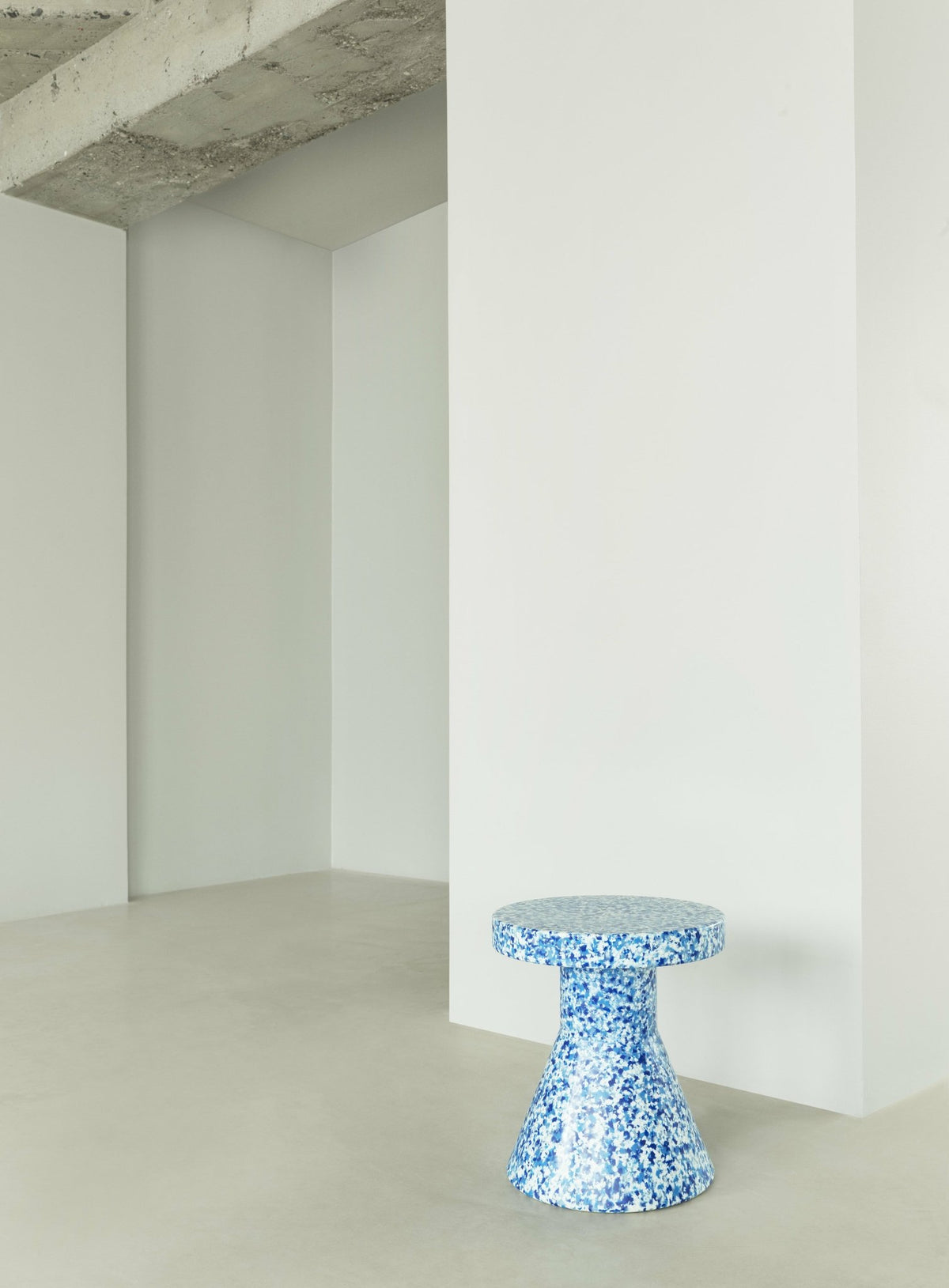Blue polyethylene stool Cone Bit - Normann Copenhagen - The Cool Republic