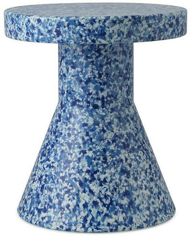 Tabouret en polyéthylène bleu Cone Bit bleu - Normann Copenhagen - The Cool Republic