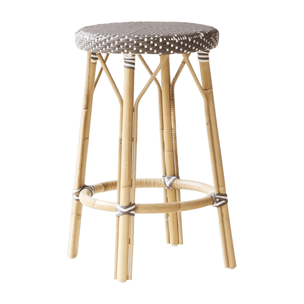 Tabouret en rotin marron 68 cm Simone - Sika Design - The Cool Republic