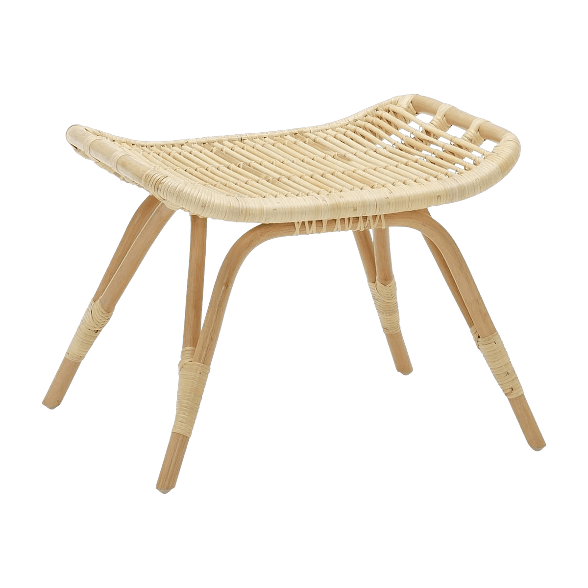 Tabouret en rotin naturel Monet - Sika Design - The Cool Republic