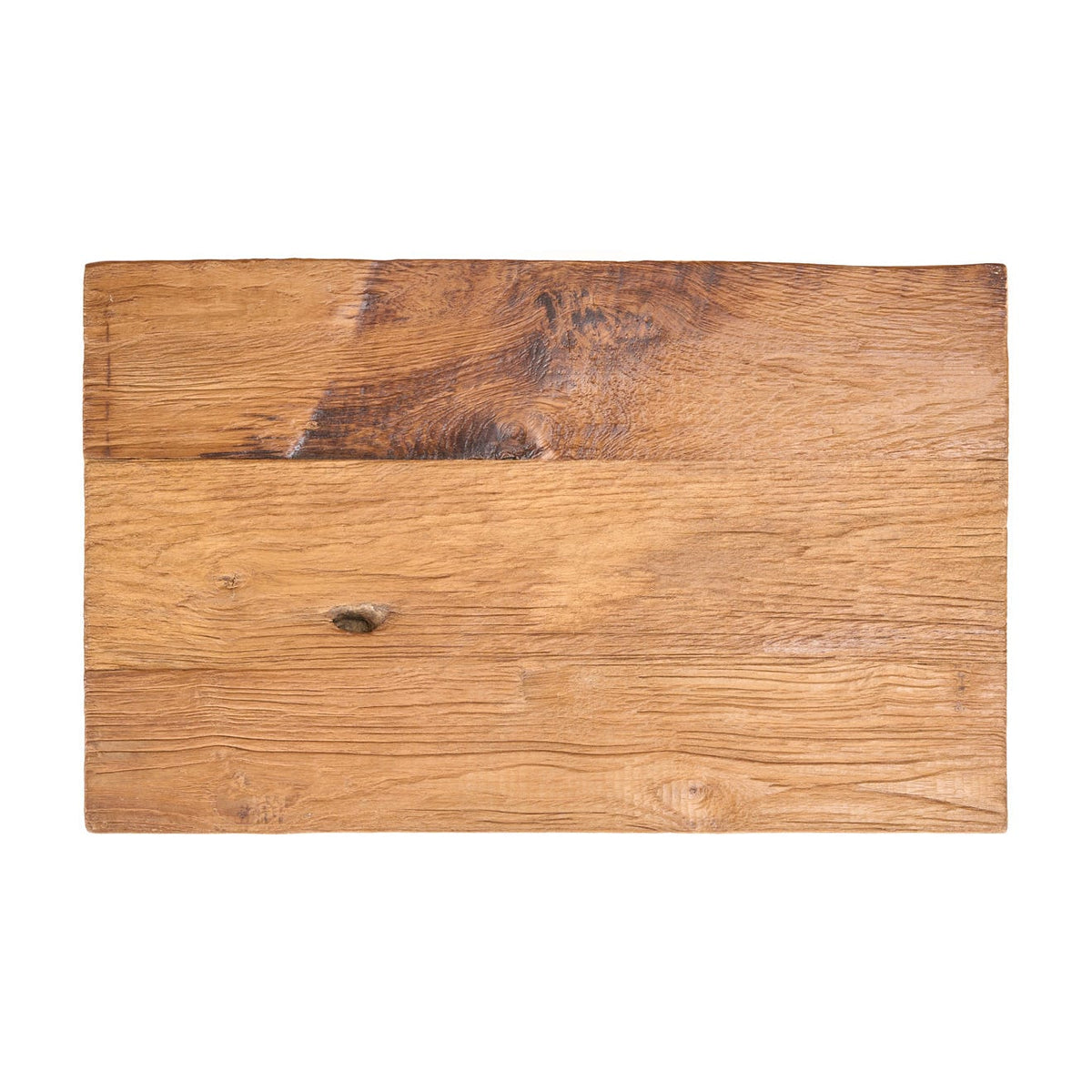 Tabouret en teck massif naturel marron 40x25x45cm Siku - Bazar Bizar — vue 8