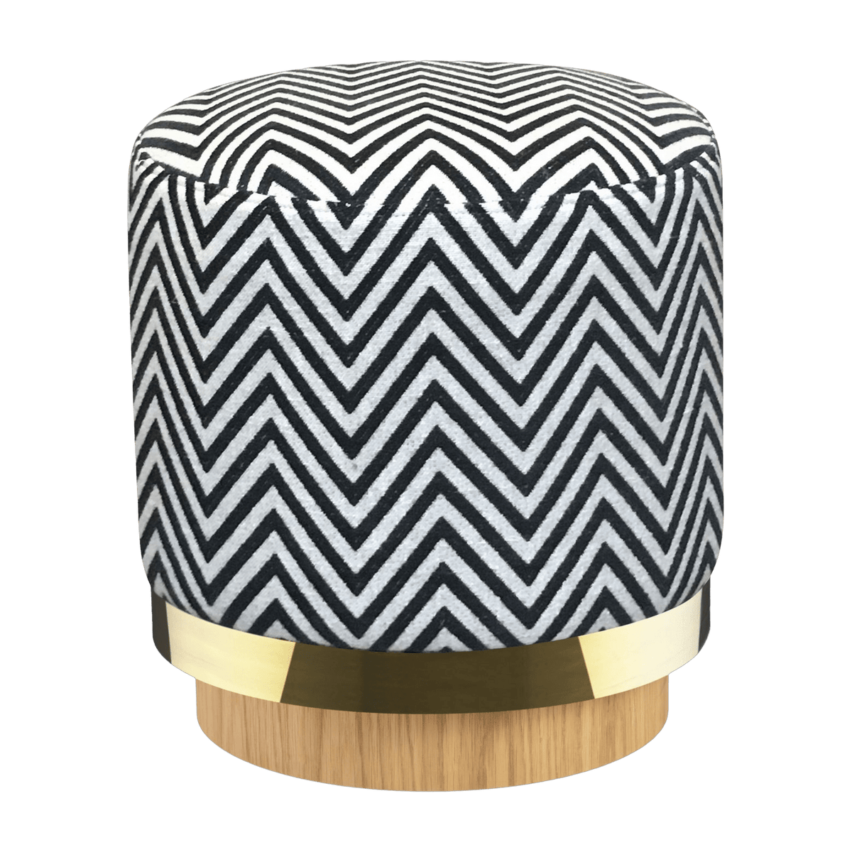 Tabouret en tissu à motif zebra Stool - RED Edition - The Cool Republic