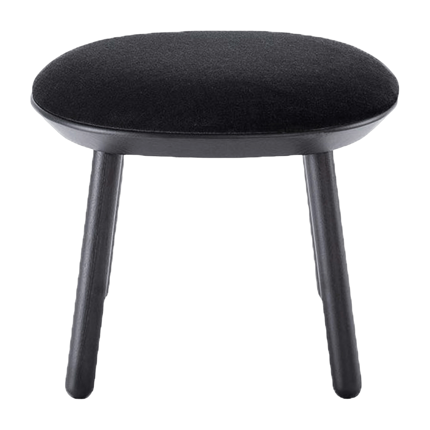 Tabouret en velours noir Naïve - Emko - The Cool Republic