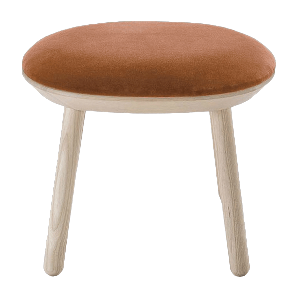 Tabouret en velours terracota Naïve - Emko - The Cool Republic