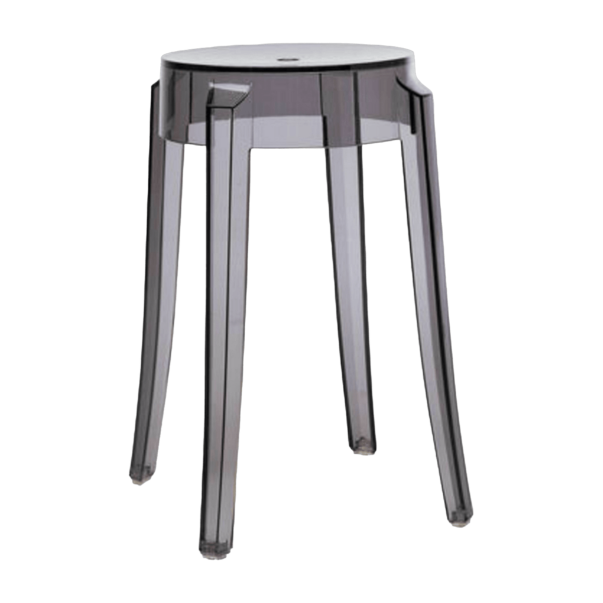 Tabouret gris 45 cm Charles Ghost - Kartell - The Cool Republic
